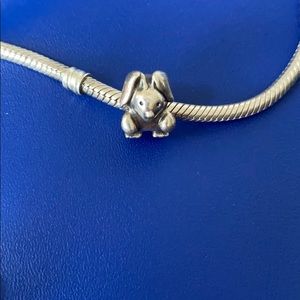 Authentic Pandora Rabbit Charm